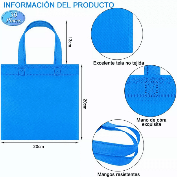 Mini Bolsas Ecológicas Para Dulce Bolsas Tejidas 20 x 20 cm 30 pzs