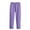 Purple, variant on Guluxicc Toddler Girls Uniform Pants Kids Boys Casual Stretch Relaxed Fit Pull-On Pant Elastic Waist Chino Pants Sizes 3-9 Years