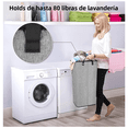 thumbnail image 2 of Cesto de Ropa Plegable 80L Malubero Gris, 2 of 5