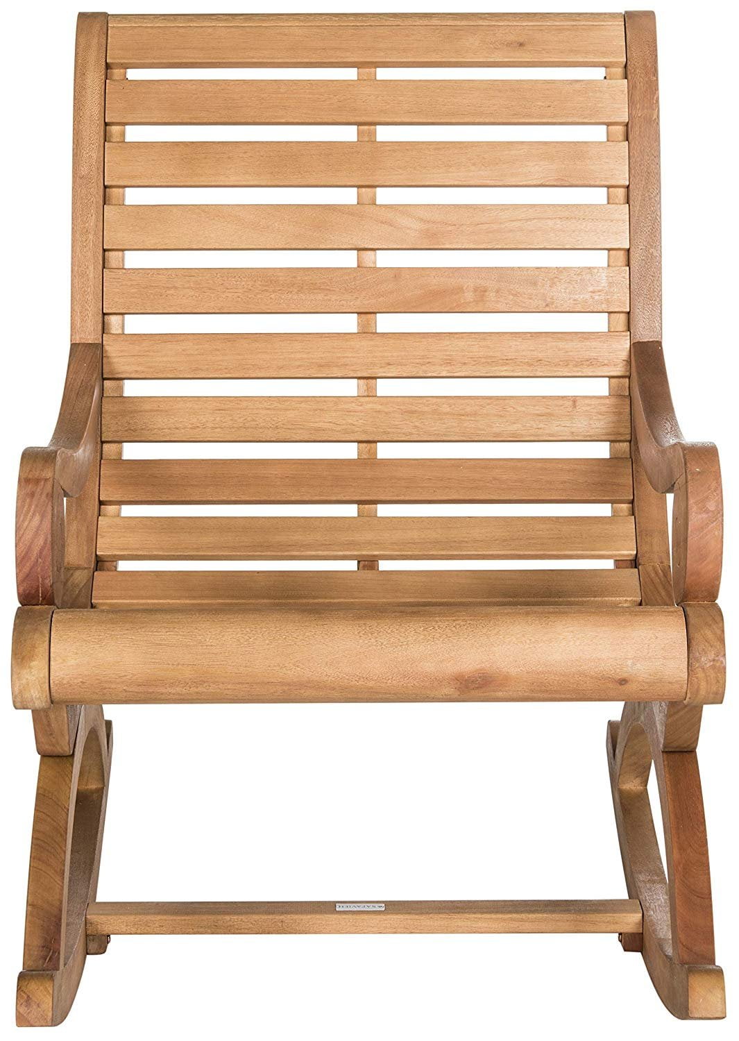 safavieh teak set on Safavieh Outdoor Collection Sonora Rocking Chair Teak Brown Walmart Com Walmart Com