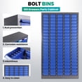 thumbnail image 4 of 100 Compartments Bolt Bin Organizer, 100 Drawers Parts Cabinet, Adjustable Storage for Small Office Supplies, Screws & Parts, 4 of 7
