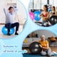 thumbnail image 2 of Innotech Pelota de Yoga Extragruesa, Pelota de Gimnasio de 5 Tamaños, Silla de Pelota Resistente para Equilibrio, Estabilidad, Embarazo, Bomba Rápida Incluida., 2 of 7
