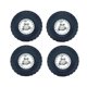 thumbnail image 5 of Juego de 4 ruedas y neumáticos para coche RC con esponja interior, actualización para MN82 D90 D91 Plata, 5 of 9