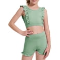 thumbnail image 1 of Conjunto de pantalones cortos deportivos CharmWM para niñas, de 3 a 10 años, 1 of 3