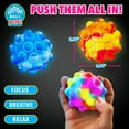 thumbnail image 4 of Power Your Fun 6pk Pop Ball Travel Fidget Toys - Sensory Toys (2 LED, 2 Glow in the Dark, 2 Regular), 4 of 8
