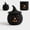 A003- Style C, variant on Halloween Pumpkin Decorations, Spooky Halloween Decor, Jack O Lantern Decor, Pumpkin Candle Holder, 7X6 Inch Woven Black Tabletop Lantern for Tea Light Candles, Perfect for Indoor