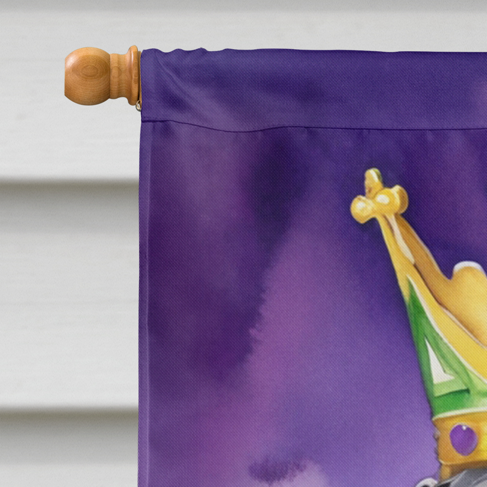 Great Dane King of Mardi Gras House Flag 28 in x 40 in