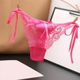 thumbnail image 2 of Women Lace Thong Low Waist Lace Panties Underwear Line Panties for Women Bikini Ruffled Panties Women Undies for Women Workout Panties Underwear Pack Briefs Women Small Womens Underwear High, 2 of 4