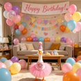 thumbnail image 6 of RUINIXCW Porch Goose Birthday Outfit for 23 inch Cement Plastic Goose Statue Accessories Garden Porch Goose Clothes Crown Hat with Scarf and Tulle Skirt Set Yard Patio Lawn Art Decor (No Goose), 6 of 9