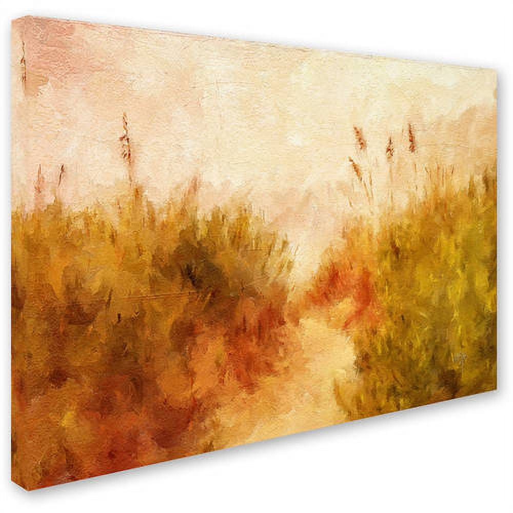 Trademark Fine Art "Beach Grass" Canvas Art by Lois Bryan
