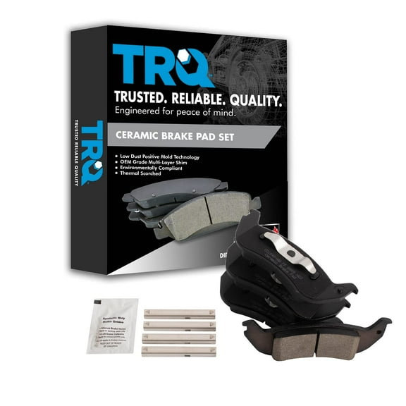 TRQ Rear Ceramic Brake Pads Fits 05-11 Crown Victoria 10-11 Ranger Town Car BFA27041 Fits select: 2010-2011 FORD RANGER, 2005-2011 MERCURY GRAND MARQUIS