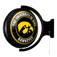 thumbnail image 2 of Iowa Hawkeyes 23'' x 21'' Team Illuminated Rotating Wall Sign, 2 of 4