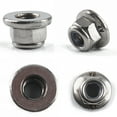 thumbnail image 1 of OUNONA 10pcs Flange Locknut Nylon Insert Lock Nuts with Durable Material, 1 of 8