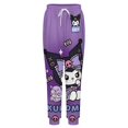 thumbnail image 4 of Kuromi And My Melody Mens Joggers Sweatpants 3D Print Pants Novelty Graphic Trousers Casual Athletic Sports Joggers with Pockets, 4 of 7