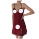 thumbnail image 4 of Señoras Linda Chica Sólido Lencería erótica Encaje con cuello en V Sexy Seda Hueco Camisón Falda con tirantes Fridja nalpqowj40225, 4 of 6