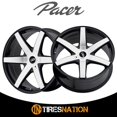 thumbnail image 2 of PACER 785mb ovation 16x7.5 +38et 73.00mm mirror machined face gloss black accents wheel Fits select: 1996-2018 TOYOTA RAV4, 2012-2023 HONDA CR-V, 2 of 5