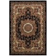 thumbnail image 1 of LR Resources GRAC281113BLC7595 7 ft. 5 in. x 9 ft. 5 in. Grace Rectangle Area Rug, Black & Cream, 1 of 1