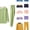 Light Green, variant on Wdgfv Unisex Kids 2 Piece Thermal Underwear Set, Color Block Crew Neck Long Sleeve Top & Elastic Waist Long Johns, Soft Wool Silk Base Layer Sleepwear 3-4 Years