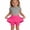 czb# Hot Pink10, variant on CUZIBR Baby Girls Tennis Skort Breathable Relaxed High Elastic Waist Golf Running Skirts A-Line With Shorts Outdoor Running Casual Summer Fashionable Soft Mini Skirts Easter Dress,Black,4-5 Years