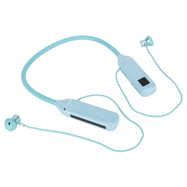 BT 5.3 Neckband Headphones, LED Power Display In Ear Earphone, Long Playtime Stereo Bass Headset Travel Headphone with RGB Backlight for Sports Music Conference