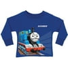 Personalized Thomas & Friends Tracks Boys' Blue Long Sleeve Tee