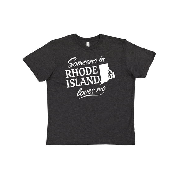 Inktastic Someone in Rhode Island Loves Me Youth T-Shirt