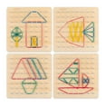 thumbnail image 3 of Geoboard de madera BANYUO 8x8 Pin juguete educativo, 3 of 5