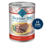 Blue Buffalo Family Favorites Natural Adult Wet Dog Food, Backyard BBQ 12.5-oz can (Pack of 12)