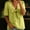 Green plus size v neck blouse a1, variant on MORESEC Women Plus Size V Neck Short Sleeve Knot Front Solid Casual Blouse Tshirt Beach Summer Vacation Tops, Red M