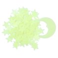 thumbnail image 1 of 201 pegatinas luminosas de luna y estrella, decoración de pared brillante, calcomanía para habitación, adorno para el hogar para niñas, color amarillo y verde, 1 of 5