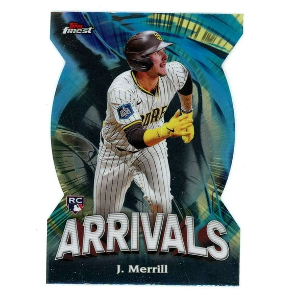 MLB 2024 Topps Finest Baseball Arrivals Jackson Merrill A-24 (Rookie)