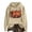 Z2 Beige, variant on HCYSFG Women Halloween Hoodies Retro Graphic Oversized Long Sleeve Sweatshirt Casual Drawstring Winter Fall Pocket Pullover Top