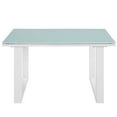 thumbnail image 2 of Modway Fortuna Outdoor Patio Side Table in White, 2 of 3