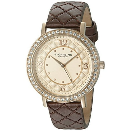 Audrey Leather - Stuhrling 786 02 Women's 'Audrey 786' Quartz Leather Dress Watch