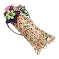 thumbnail image 4 of CIMAXIC Parrot Chew Strand Wooden Bird Parakeet Bite Molar Toy Rattan Hanging Toy,15.35"X2.36"X1.57", 4 of 5