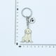 thumbnail image 5 of 1pc lindo perro de aleación llavero colgante lindo perro llavero accesorios para niños amante del perro, 5 of 5