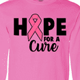 thumbnail image 4 of Inktastic Breast Cancer Hope for a Cure Long Sleeve T-Shirt, 4 of 5