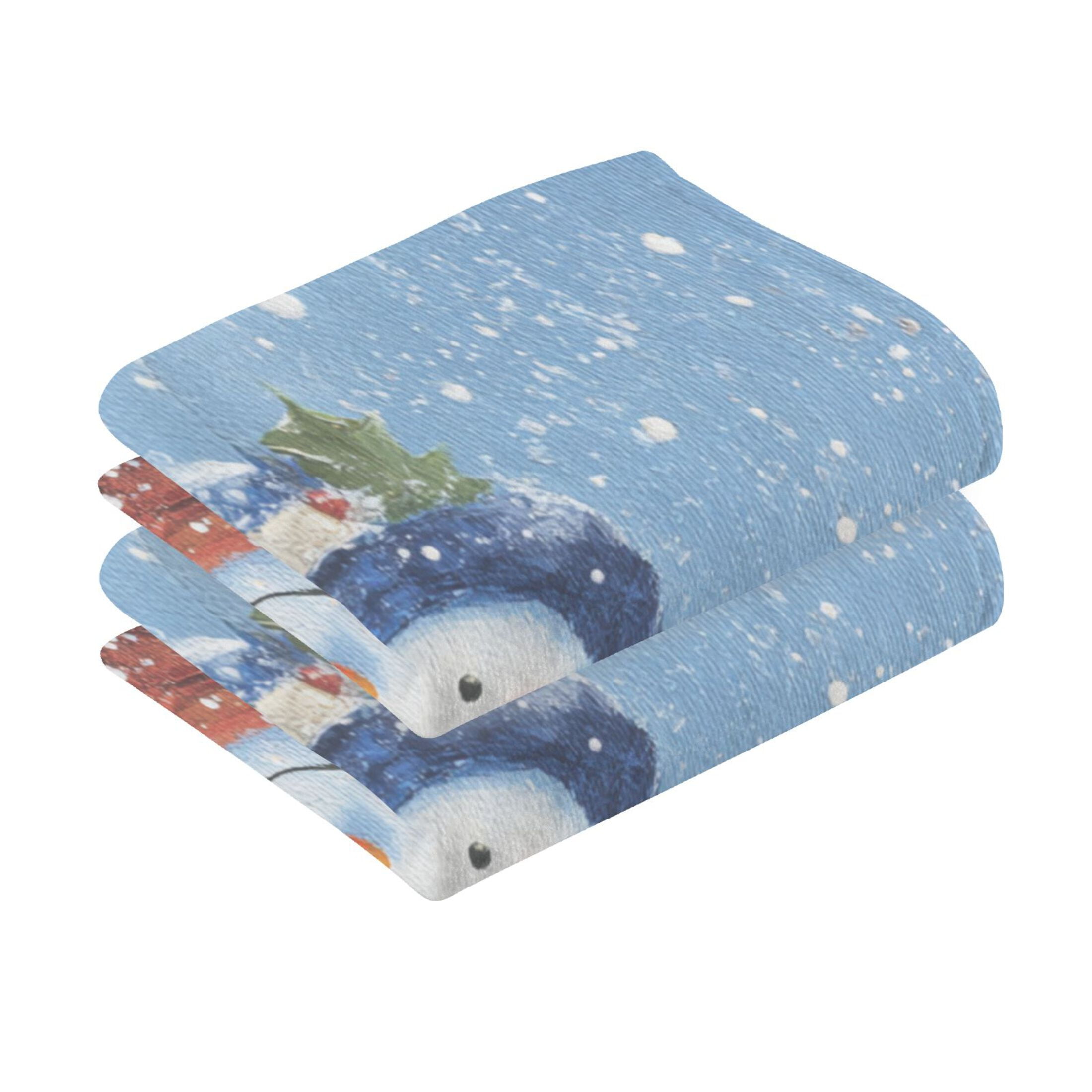 Cotton Towel Two-Piece 16x28 Inch One Sizex2 Face Towel Set Towel Set Cotton Hand Bath Towel Bathroom Beach Aurora