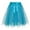 Blue, variant on Skirts for Women Fashion Solid Color Sequin Lace Up Bow Puffy Dance Performance Princess Mesh Tutu Skirt