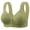 Green, variant on iHPH7 Front Closure Bras for Women Daisy Bras for Older Women Floral Print Everyday Sleep Bras Front Button Wireless Bras Post Surgery Bra No Underwire Full Coverage Beige 36