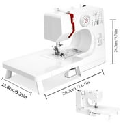 BRC Multifunctional Tabletop Mini Sewing Machine, 14 Thread Twin Needle
