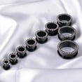 thumbnail image 3 of GHSDFBB 2PCS 316L Stainless Steel Two-Color Screw Tunnel Ear Plug Expander Stretcher Gauge 0G-1", 3 of 7