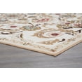thumbnail image 5 of Transitional 7x10 Area Rug (6'7'' x 9'6'') Floral Cream, Beige Living Room Easy to Clean, 5 of 9