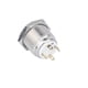 thumbnail image 3 of Lámpara de señal de luz de señal de de coche LED azul impermeable de metal de 16 mm 12 V Luz de anillo con símbolo de poder resplandor 1NO Zulema Luz indicadora de metal, 3 of 6