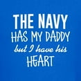 thumbnail image 3 of CafePress - Navy Daddy's Heart Kids Dark T Shirt - Dark T-Shirt Kids XS-XL, 3 of 4