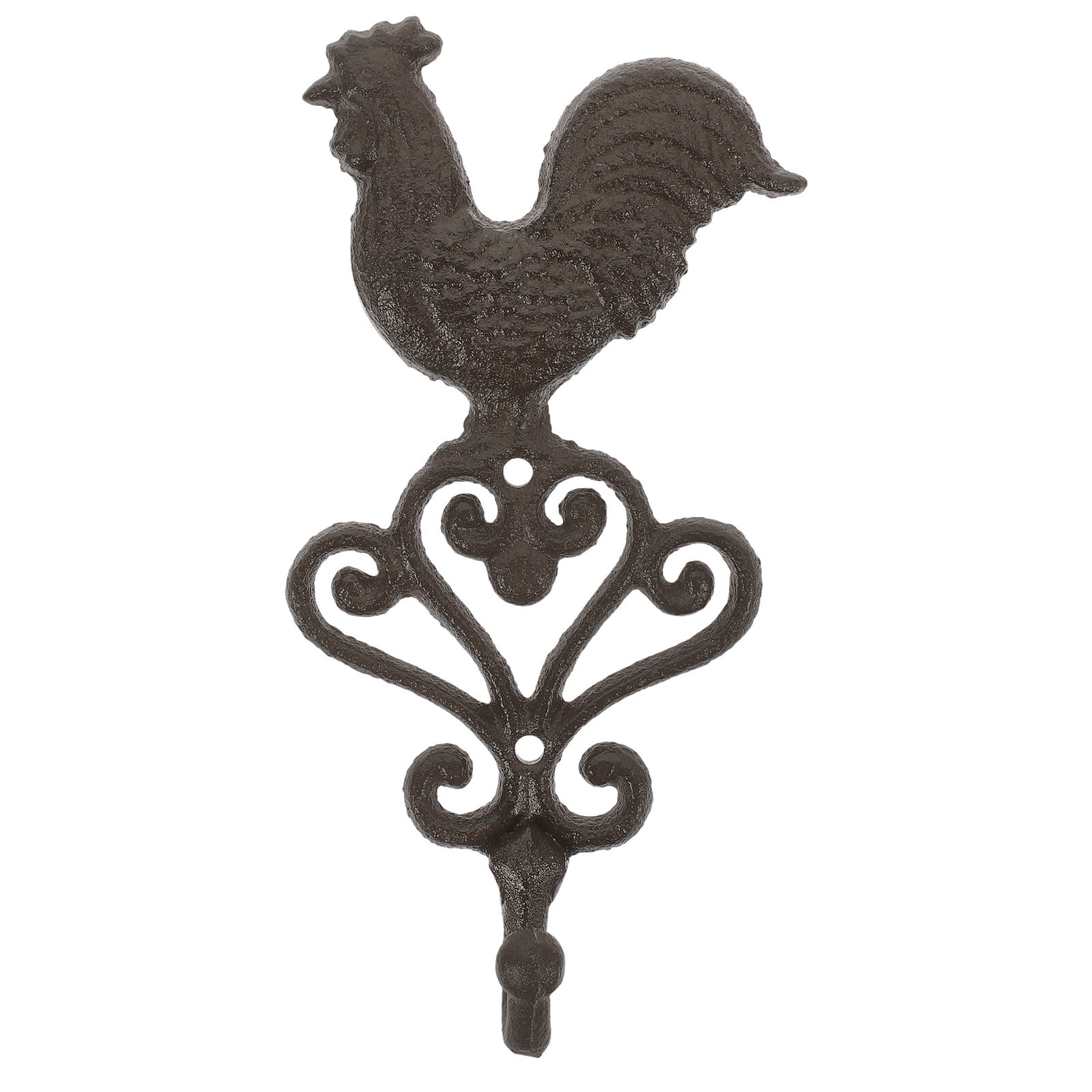 Wall Mounted Iron Hook Cast Iron Wall Hanger Hook Retro Rooster Shaped