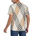 thumbnail image 2 of Fotbe Geometric Baseball Jersey Shirt for Men and Women, Casual Short Sleeves Button Down T-Shirt-Medium, 2 of 9
