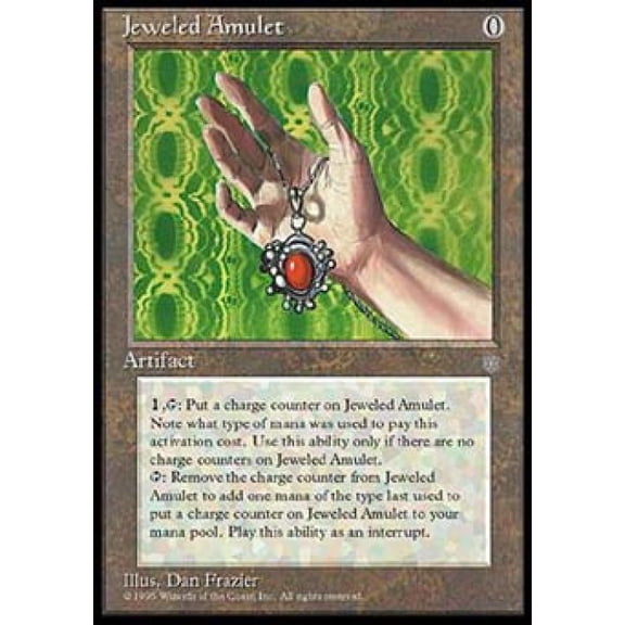 Magic the Gathering - Ice Age - Jeweled Amulet Light Play
