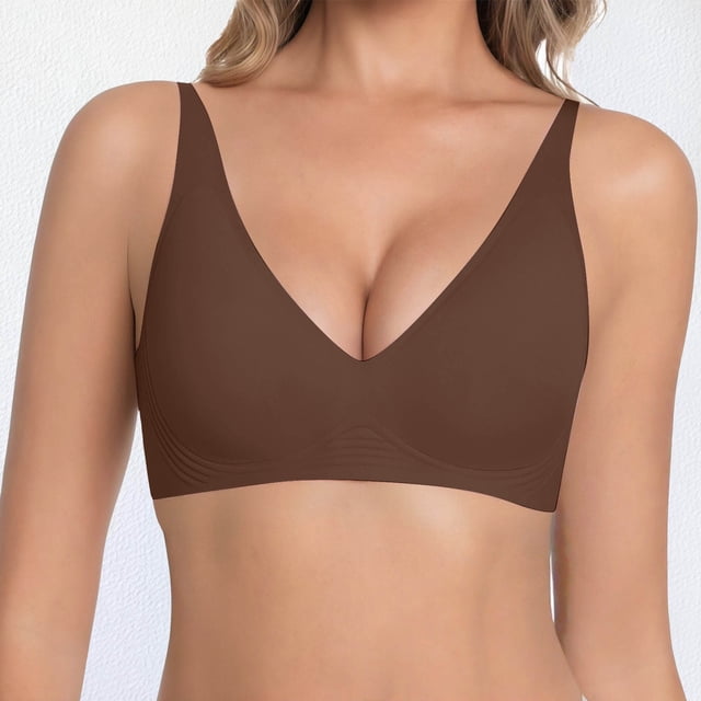 Comfort Seamless Full Coverage Bra for Everyday Support and Gentle Lift – Bonded Padding Comfortable Everyday Wear Smooth