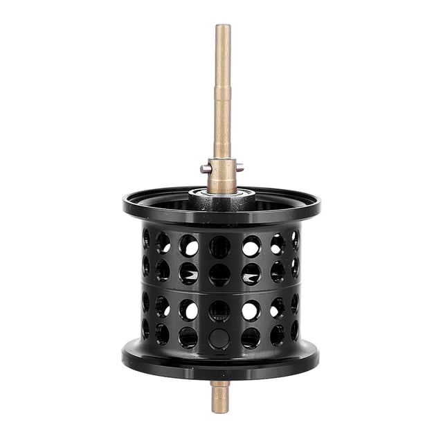 Carrete de pesca de aluminio con rodamientos redondos para carretes de fundición PMAX3/BMAX3/SMAX3 (negro)